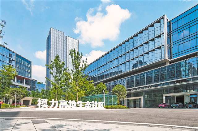 5月24日,两江新区渝兴环湖企业公园,模力高地生态社区。记者 李雨恒 摄/视觉重庆